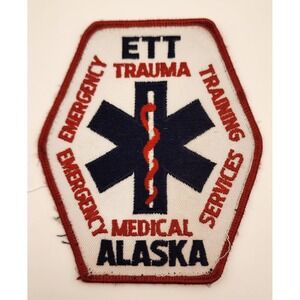 EMERGENCY TRAUMA‎ TECHNICIAN MEDICAL SERVICES ALASKA PATCH